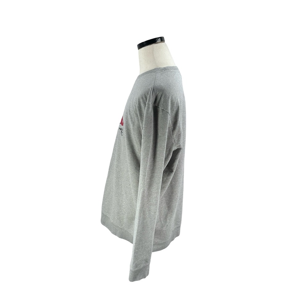 Patagonia Organic Cotton Flying Fish Trident Sweatshirt Gray Mens XL Long Sleeve - Picture 3 of 9